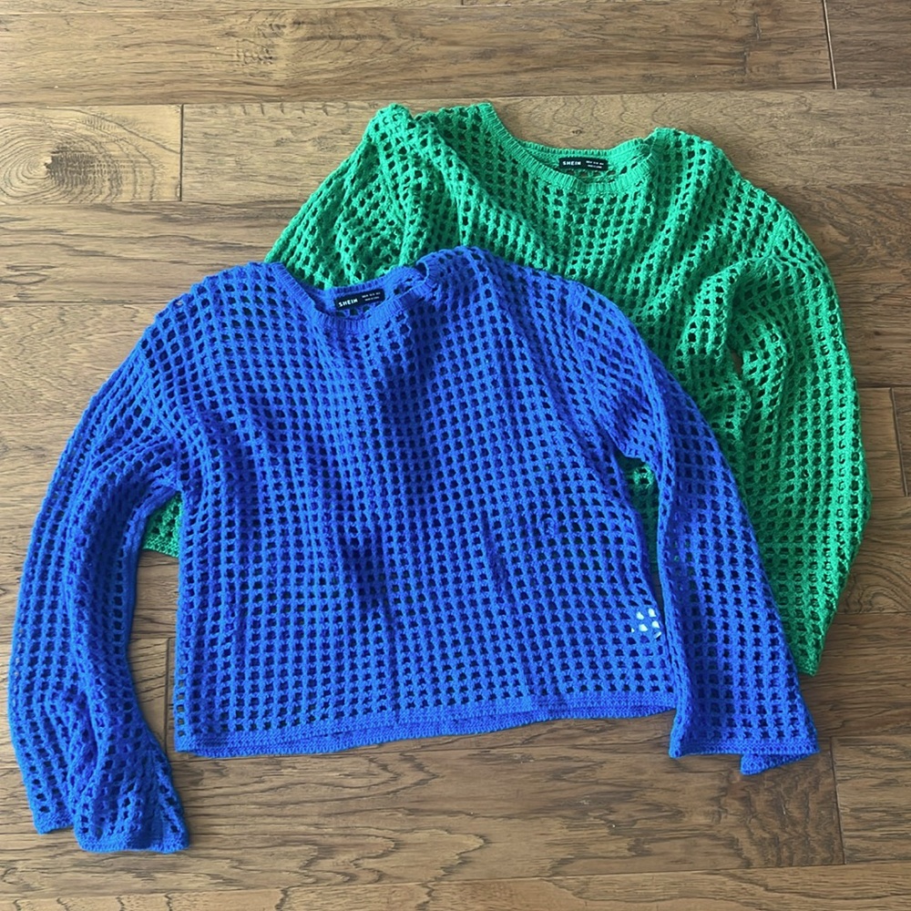 Two Pack! Beach Sweaters